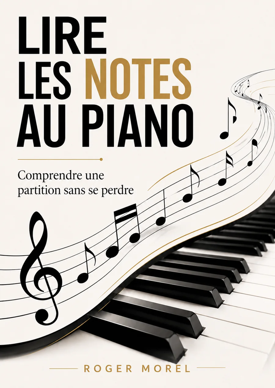 Couverture Lire les notes au piano
